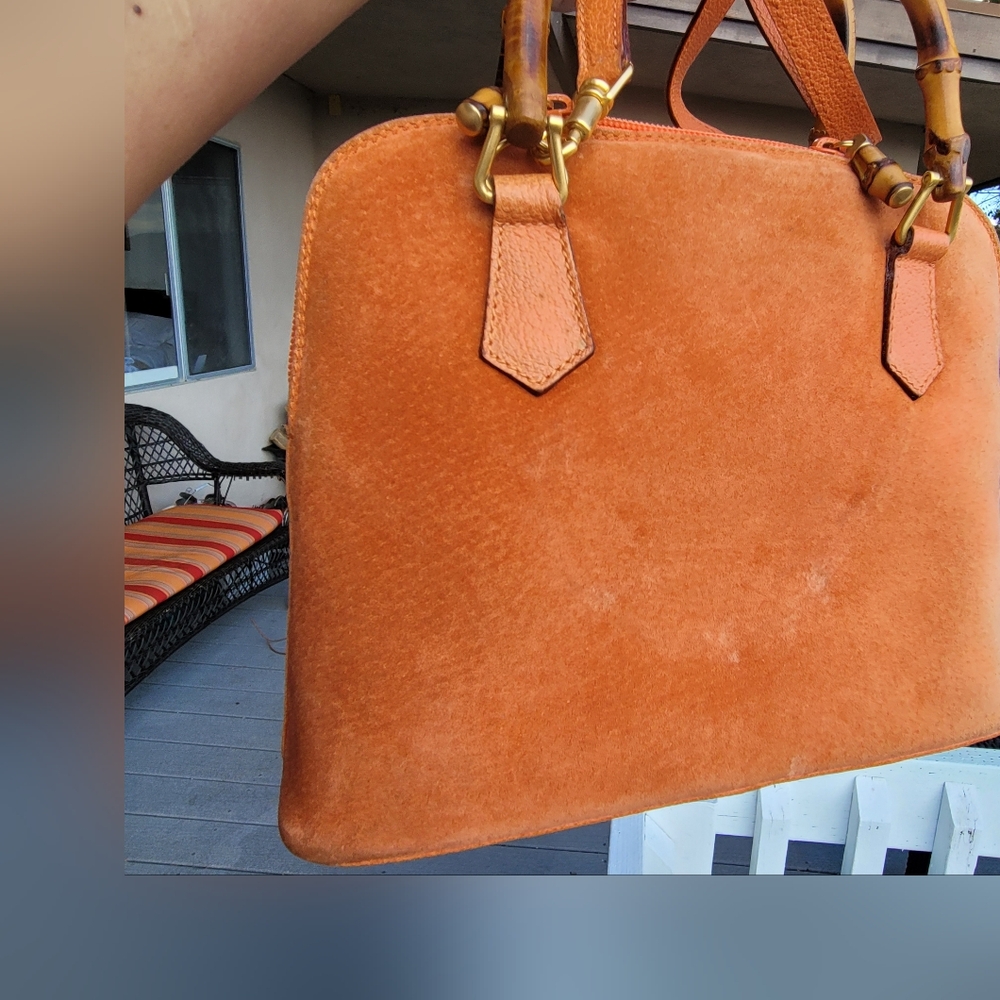 Gucci Tom Ford Diana suede 2 way bag